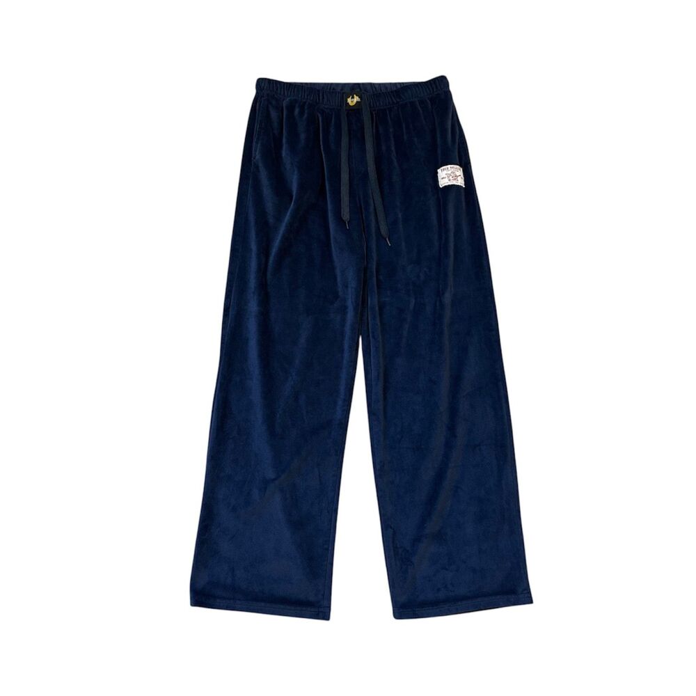 True Religion Navy Velvet Lounge Pants Size M/L